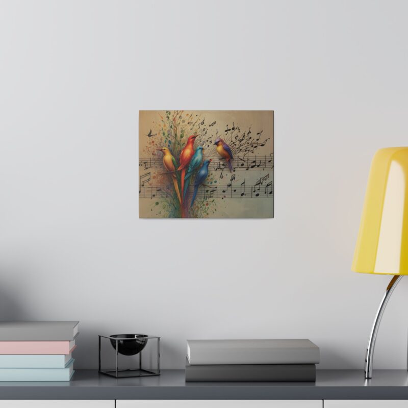 Canvas Wall Art Birds Music Harmony Abstract Design - Image 53