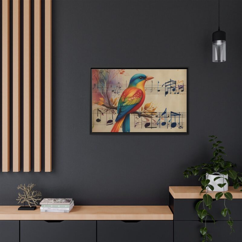 Modern Minimalist Music Art Featuring Birds and Nature - Image 32