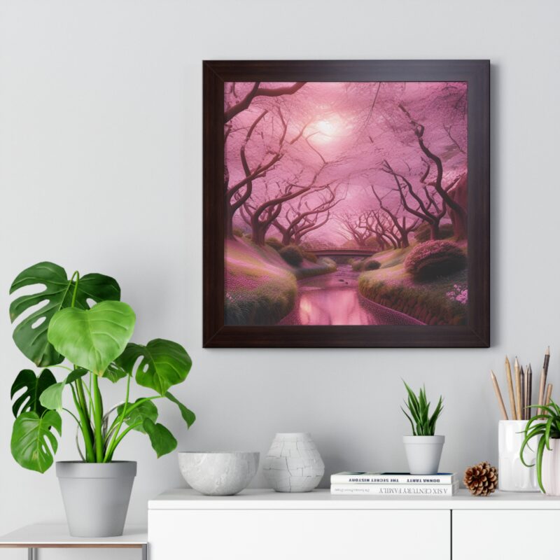 Serene Elegance: Cherry Blossoms  - Canvas Wall Art for Your Living Room and Office Décor" - Image 26