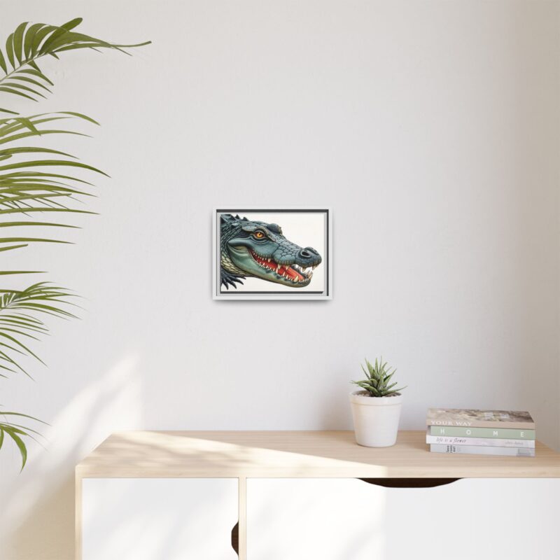 Canvas Print - Alligator Head Close-Up - Image 45