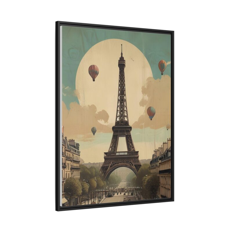 Romantic Vintage Paris Canvas Art Nouveau Typography - Image 22