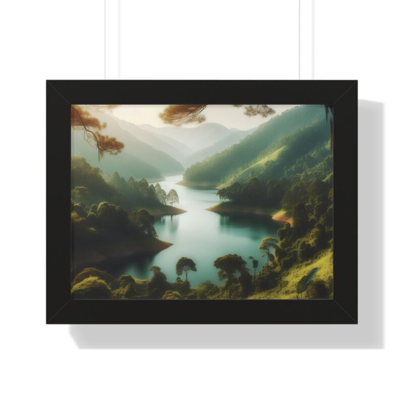 Mountain Majesty: Canvas Wall Art of a Peaceful Stream and River for Living Room and Office Décor" - Image 14