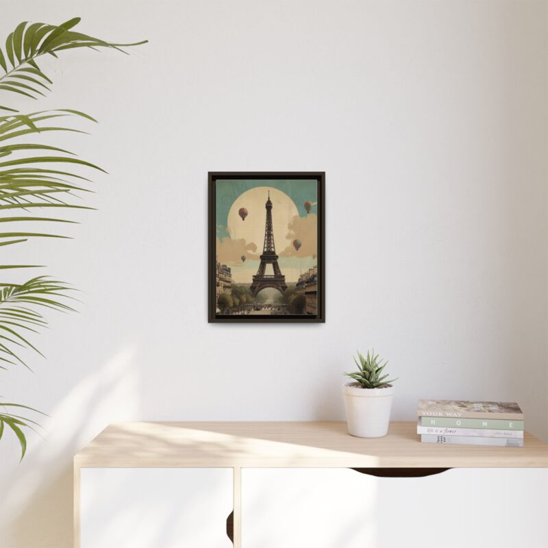 Romantic Vintage Paris Canvas Art Nouveau Typography - Image 43