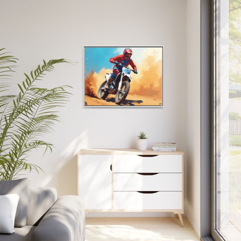 Wall Art  thrilling energy of motocross racing - Image 79