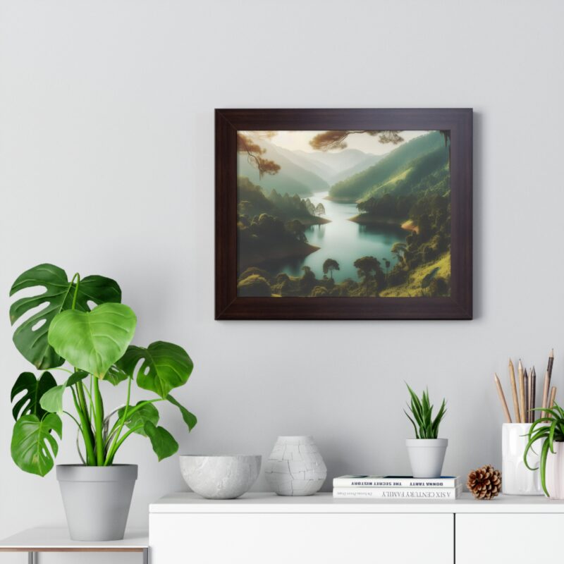 Mountain Majesty: Canvas Wall Art of a Peaceful Stream and River for Living Room and Office Décor" - Image 28