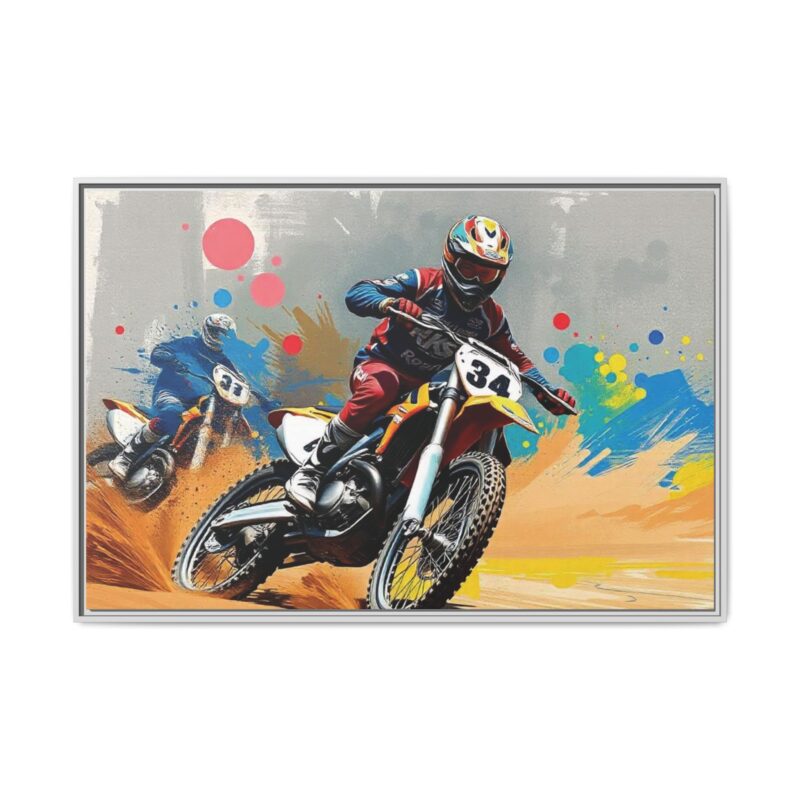 Canvas Wall Art Motocross Rider - Image 118