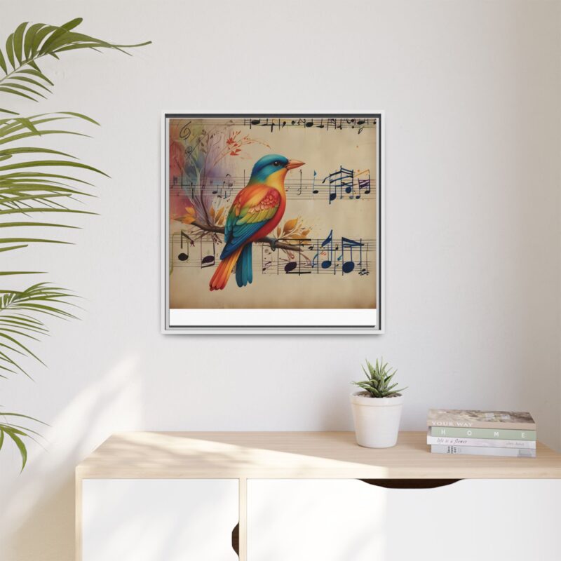 Modern Minimalist Music Art Featuring Birds and Nature - Image 145