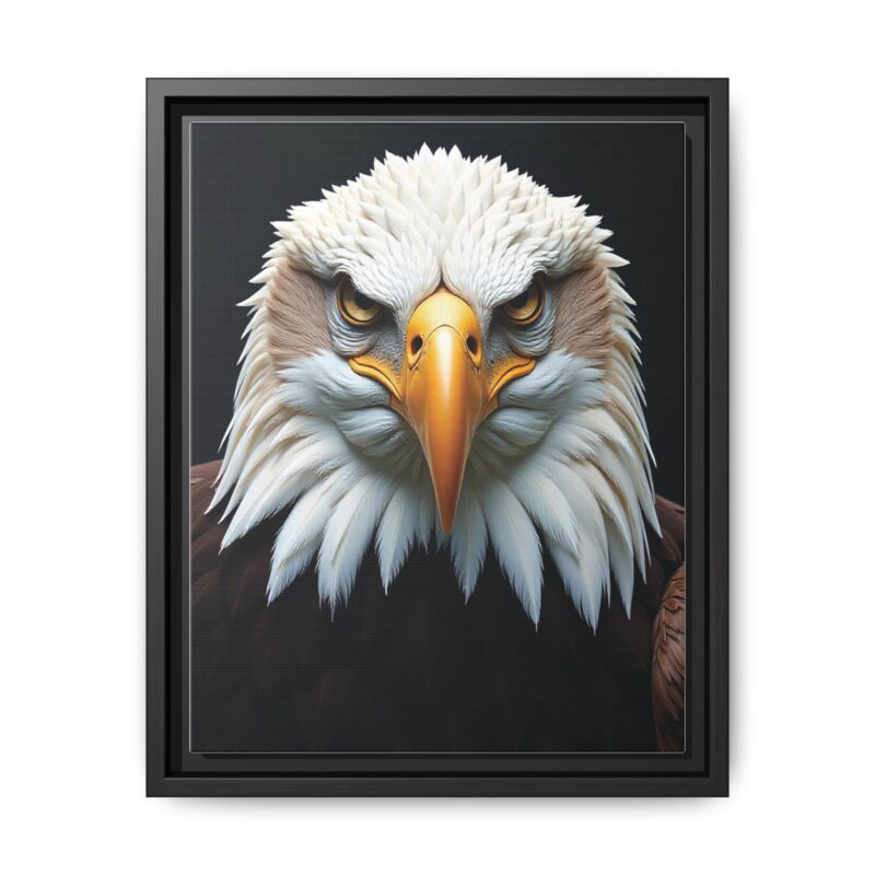 Canvas Art Print on Intense Stare of the Bald Eagle - Image 10