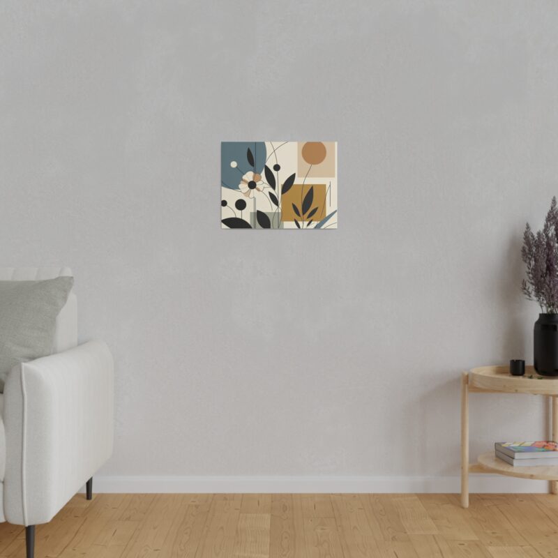 Pop Floral Abstract art on Canvas A Bold and Vibrant Statement - Image 12
