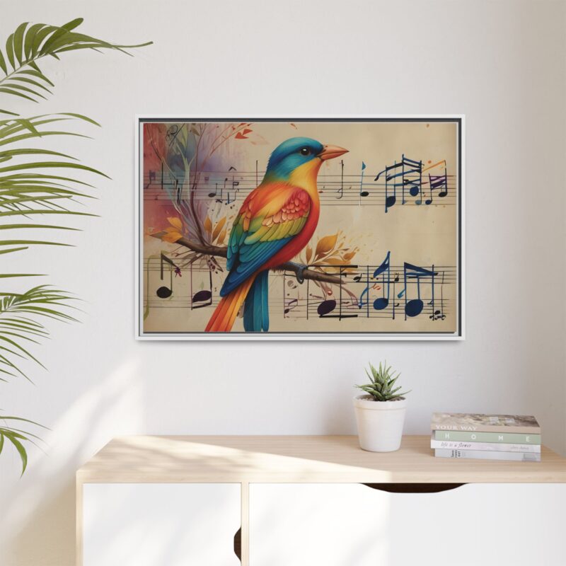 Modern Minimalist Music Art Featuring Birds and Nature - Image 112