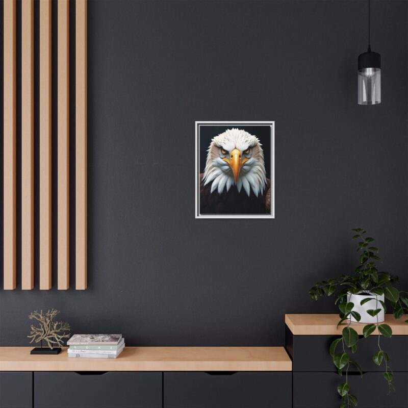 Canvas Art Print on Intense Stare of the Bald Eagle - Image 61