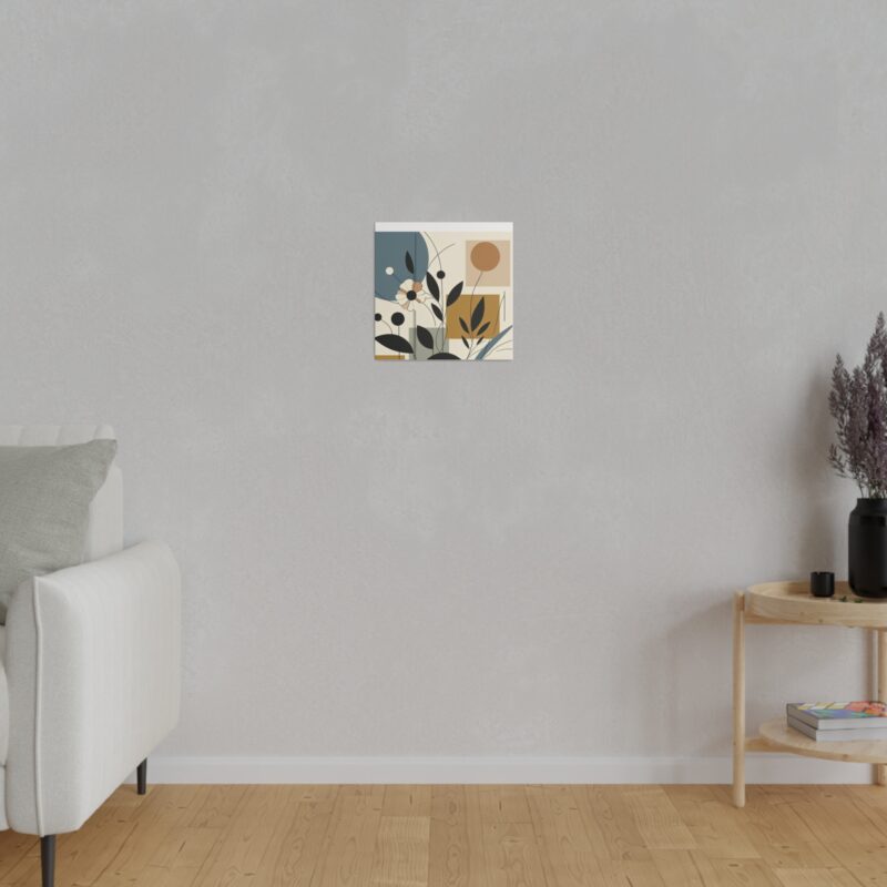 Pop Floral Abstract art on Canvas A Bold and Vibrant Statement - Image 87
