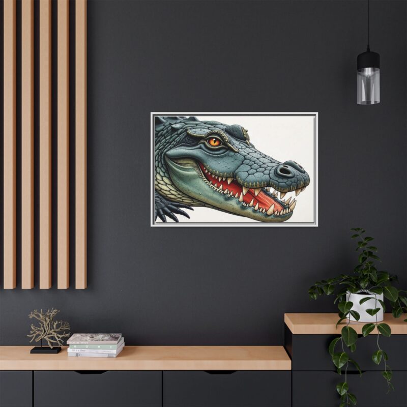 Canvas Print - Alligator Head Close-Up - Image 104