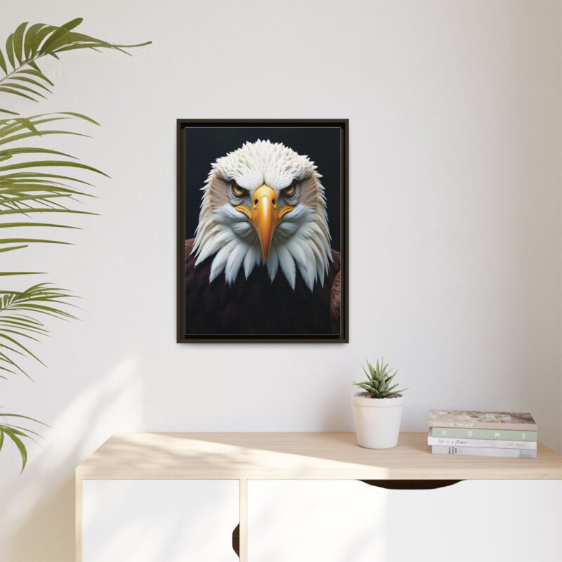 Canvas Art Print on Intense Stare of the Bald Eagle - Image 68