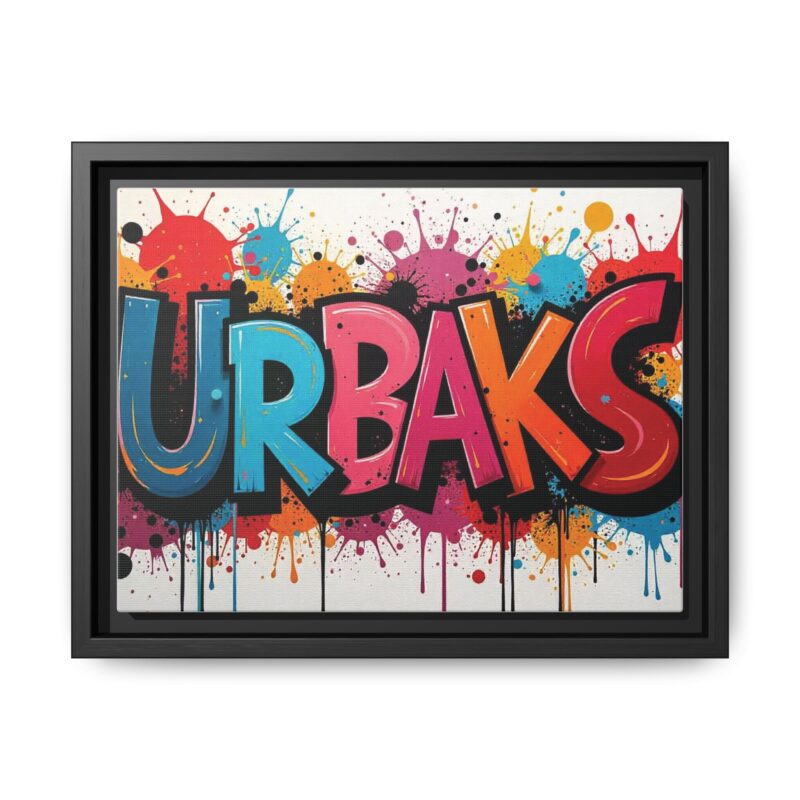 Canvas Wall Art  urban graffiti style with bold and colorful splatters - Image 6