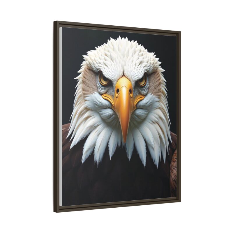 Canvas Art Print on Intense Stare of the Bald Eagle - Image 91