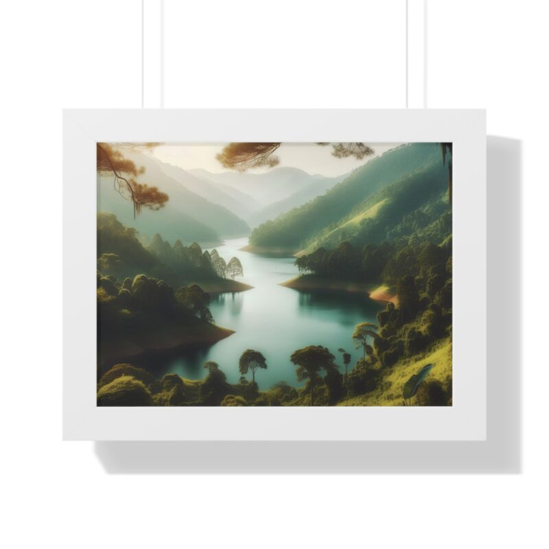 Mountain Majesty: Canvas Wall Art of a Peaceful Stream and River for Living Room and Office Décor" - Image 50
