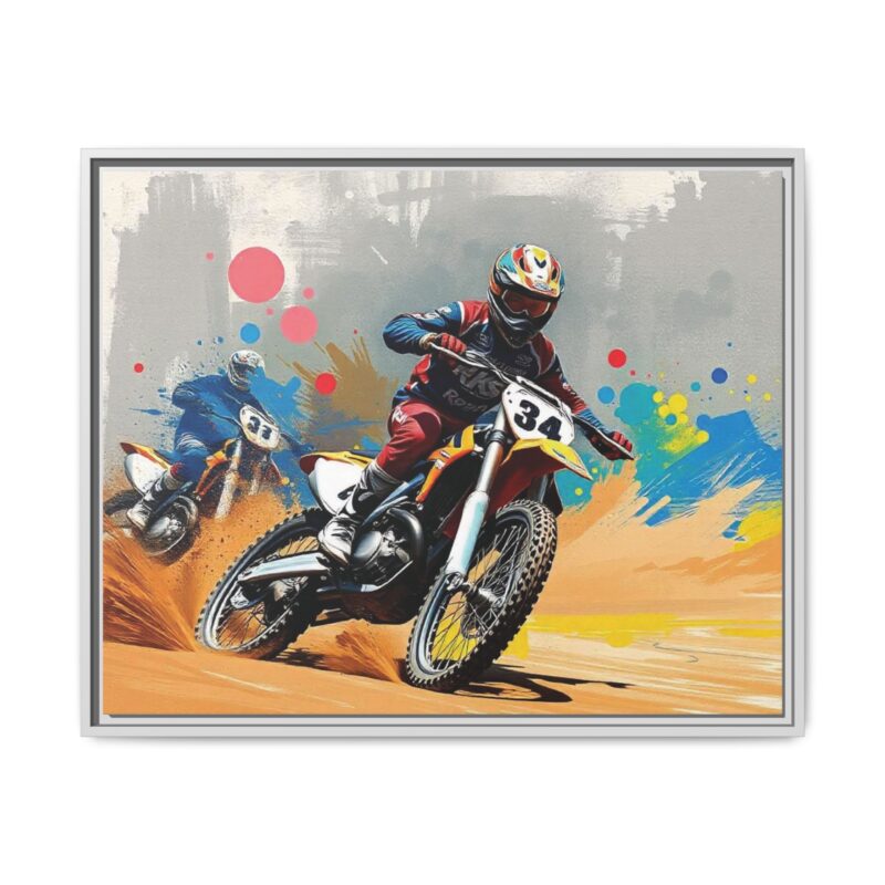 Canvas Wall Art Motocross Rider - Image 130