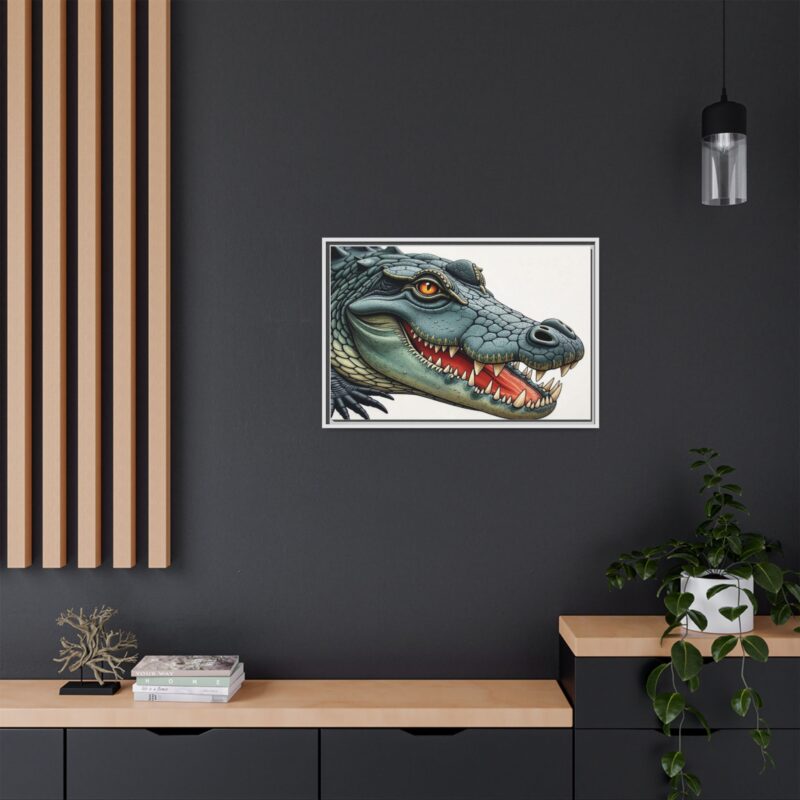 Canvas Print - Alligator Head Close-Up - Image 88