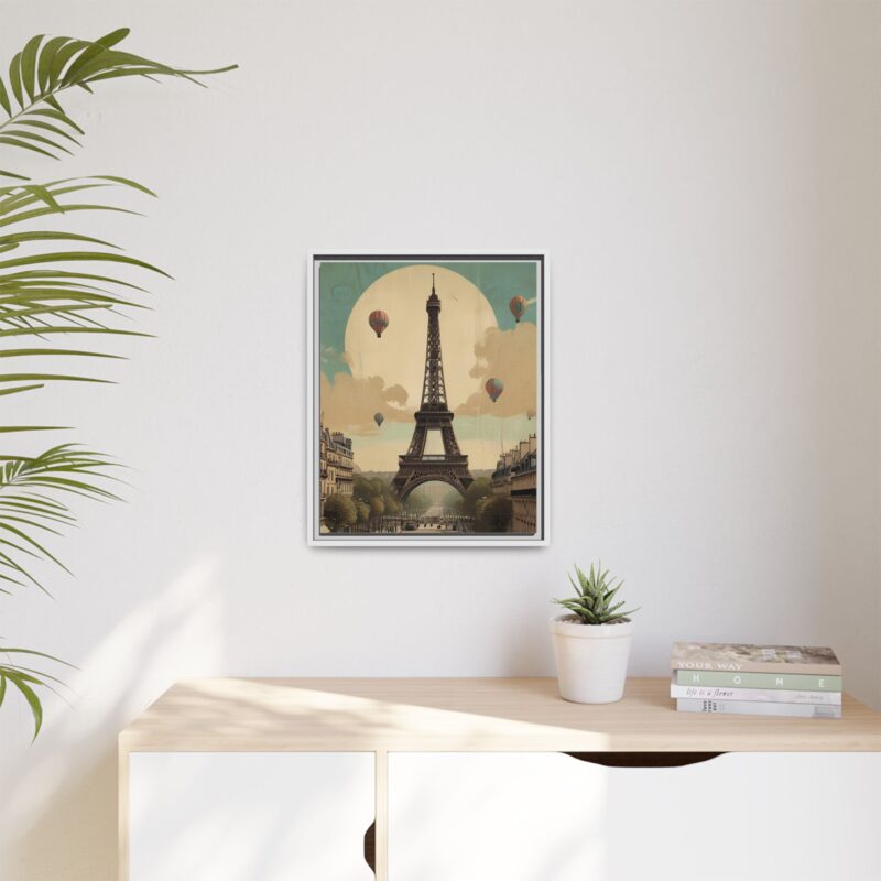 Romantic Vintage Paris Canvas Art Nouveau Typography - Image 55