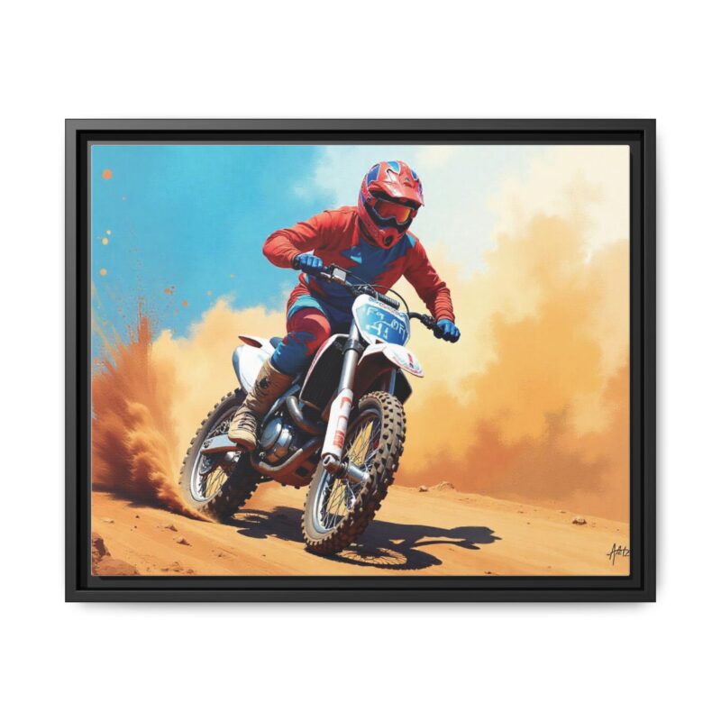 Wall Art  thrilling energy of motocross racing - Image 18