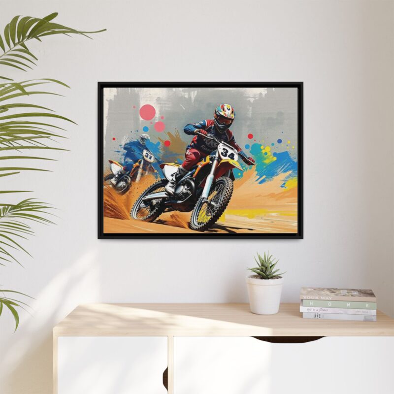 Canvas Wall Art Motocross Rider - Image 32