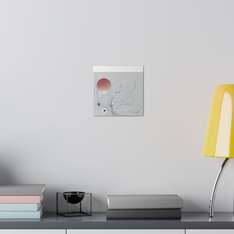 Serenity in Bloom: Japanese Floral Abstract Wall Art - Image 79