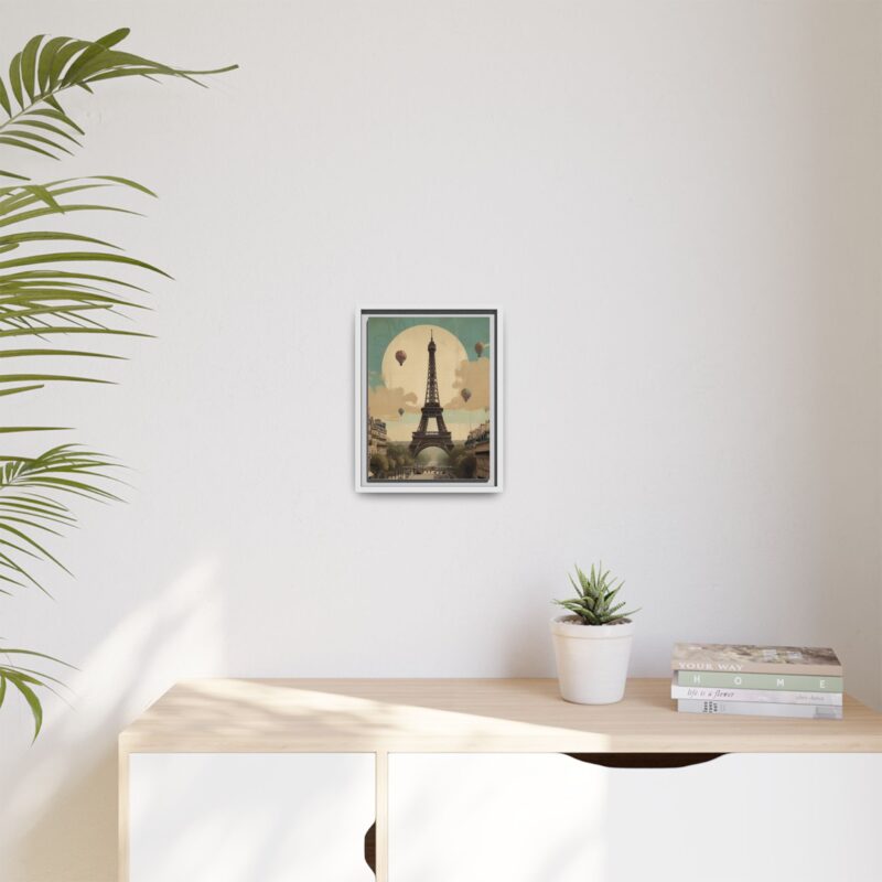 Romantic Vintage Paris Canvas Art Nouveau Typography - Image 31