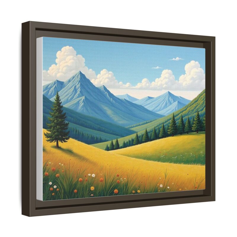 Canvas Prints - Impasto Landscapes: Textured Mountains, Fields, Water - Image 51