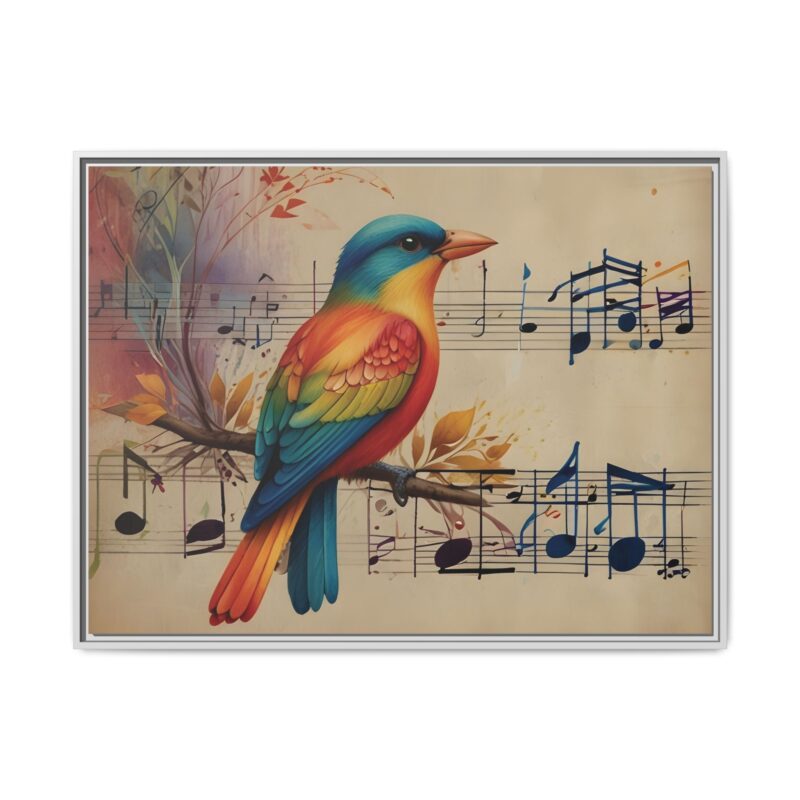 Modern Minimalist Music Art Featuring Birds and Nature - Image 122