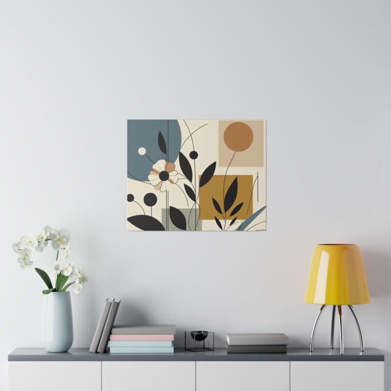 Pop Floral Abstract art on Canvas A Bold and Vibrant Statement - Image 13