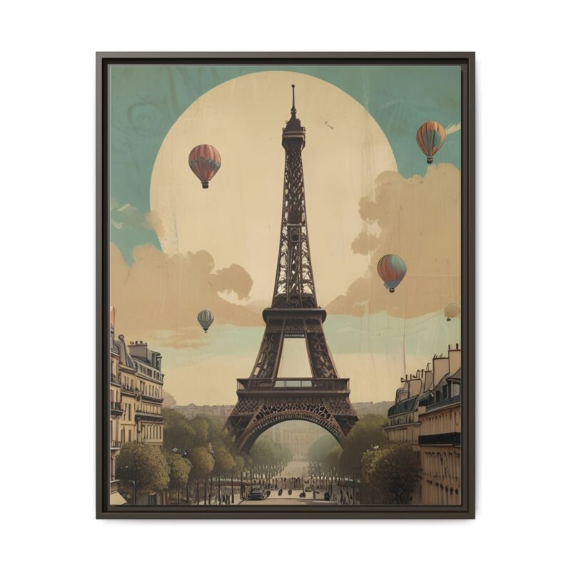 Romantic Vintage Paris Canvas Art Nouveau Typography - Image 85