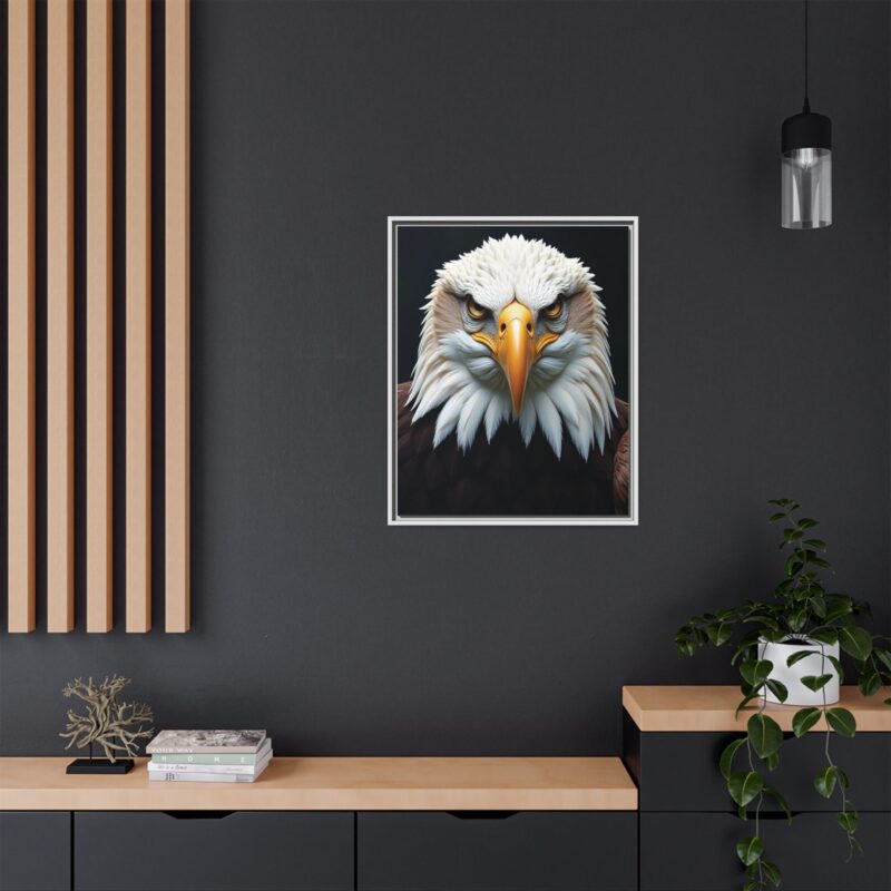 Canvas Art Print on Intense Stare of the Bald Eagle - Image 93
