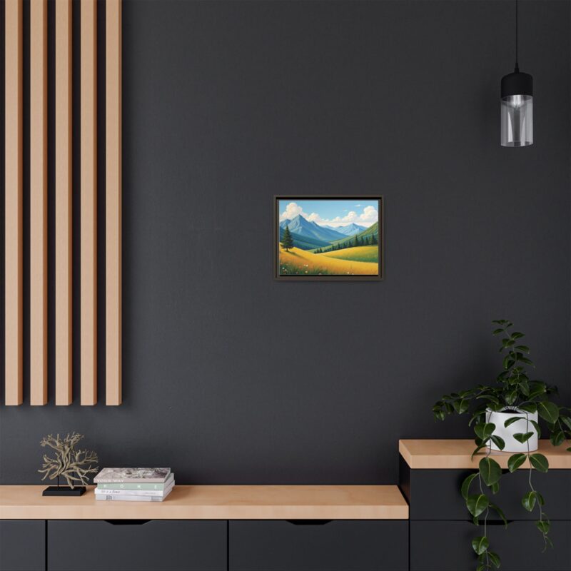 Canvas Prints - Impasto Landscapes: Textured Mountains, Fields, Water - Image 57