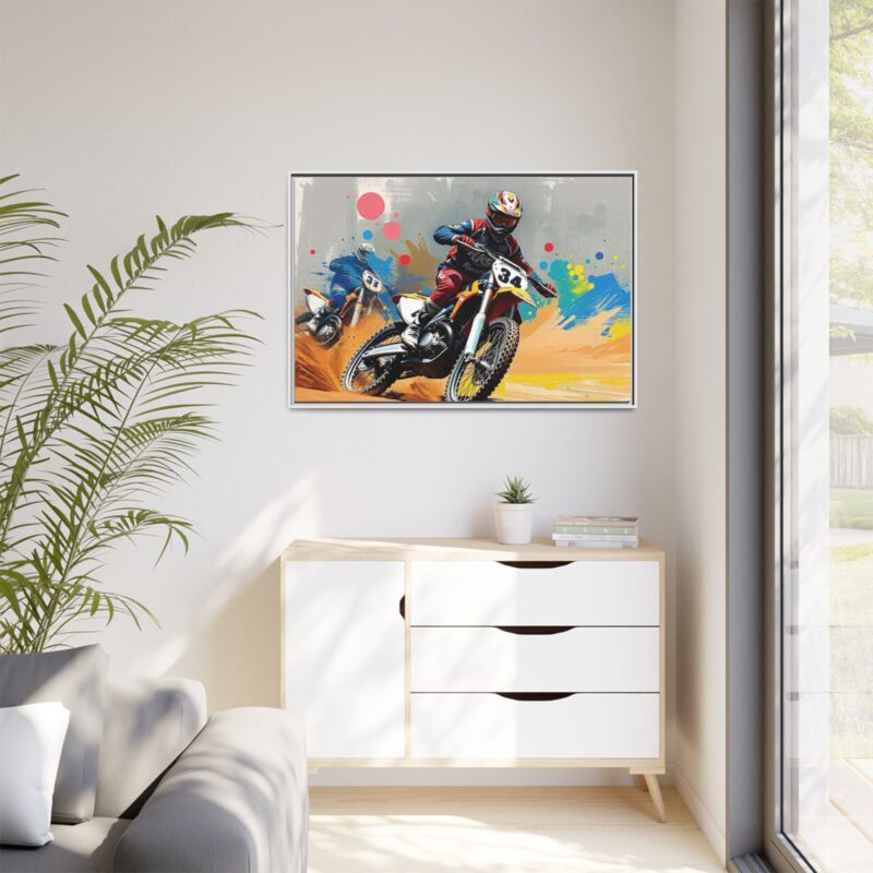 Canvas Wall Art Motocross Rider - Image 120