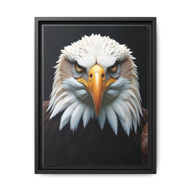 Canvas Art Print on Intense Stare of the Bald Eagle - Image 14