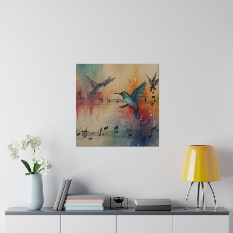 Vibrant Digital Abstract Art with Nature and Bird Elements - Image 95