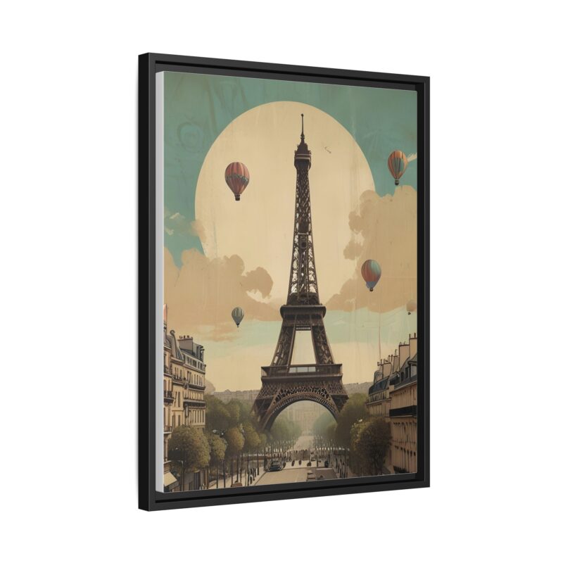 Romantic Vintage Paris Canvas Art Nouveau Typography - Image 14