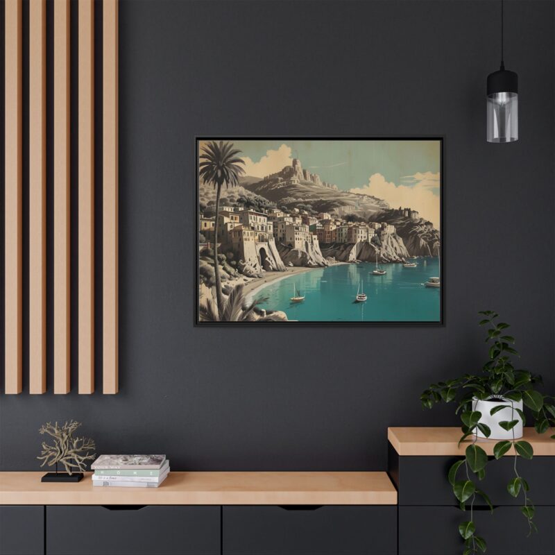 Retro Italian Riviera Travel Poster with Bold Typography Wall Art - Image 36
