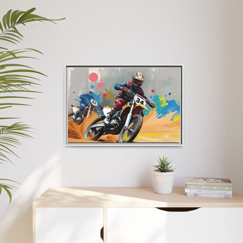 Canvas Wall Art Motocross Rider - Image 88