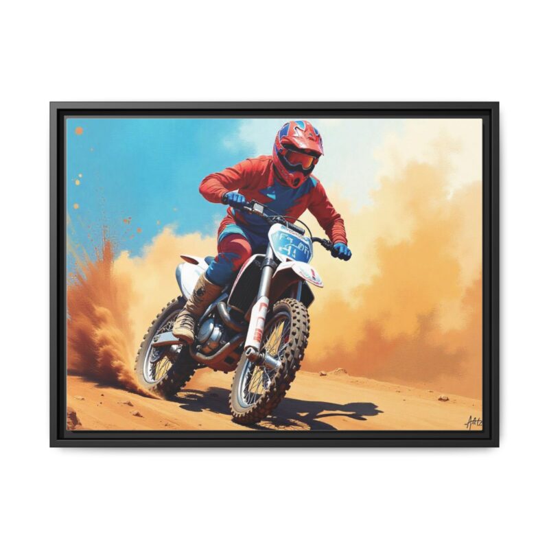 Wall Art  thrilling energy of motocross racing - Image 22