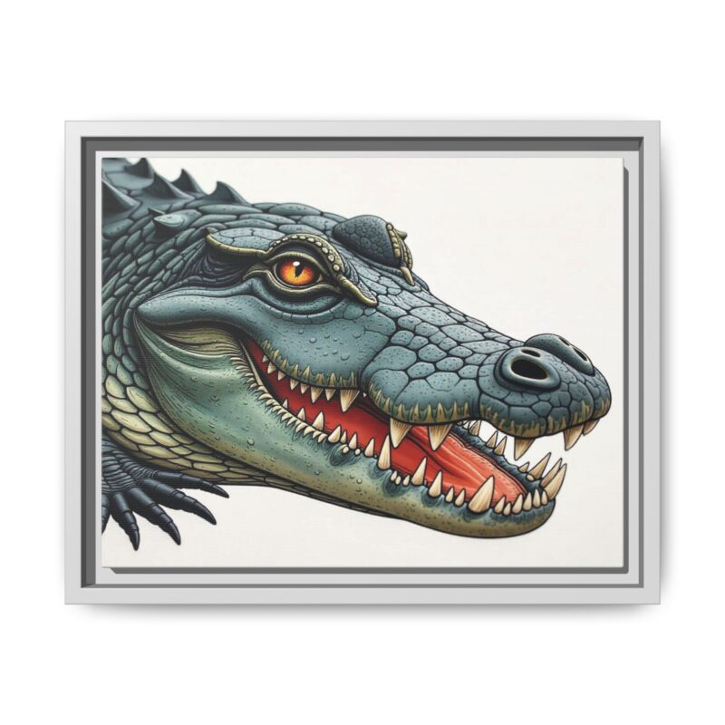 Canvas Print - Alligator Head Close-Up - Image 54