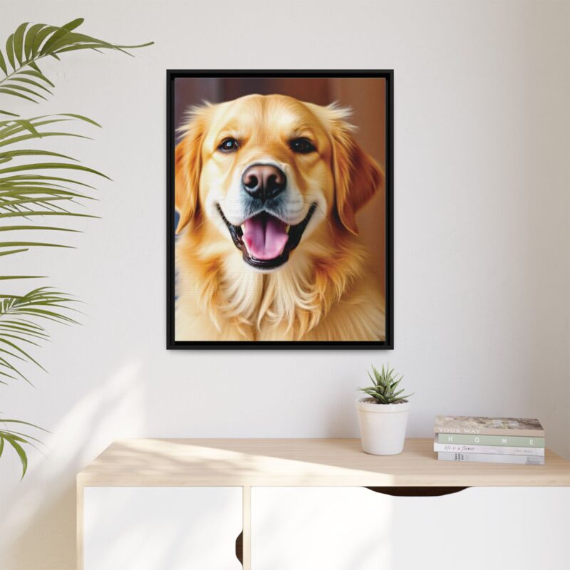 Canvas Art Print - Golden Retriever Dog - Image 123