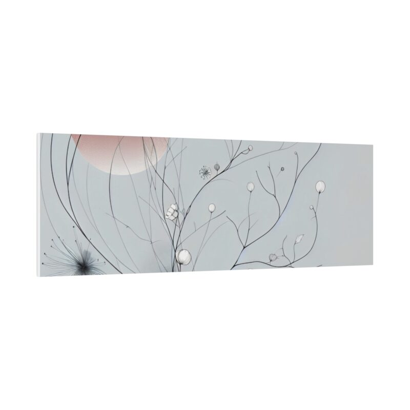 Serenity in Bloom: Japanese Floral Abstract Wall Art - Image 73