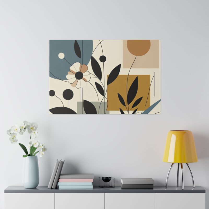 Pop Floral Abstract art on Canvas A Bold and Vibrant Statement - Image 21