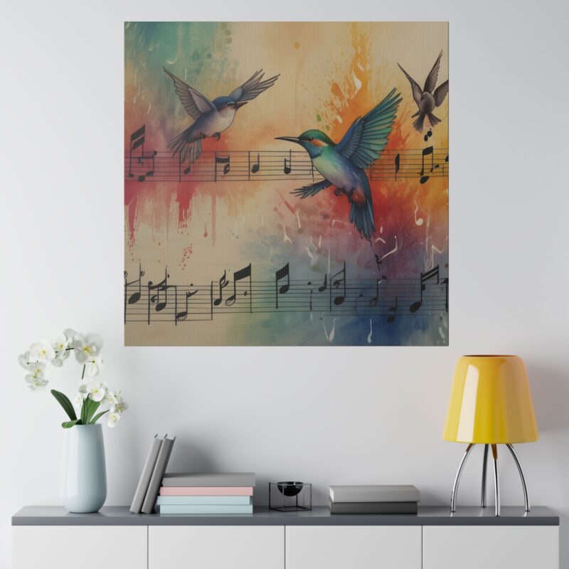 Vibrant Digital Abstract Art with Nature and Bird Elements - Image 49