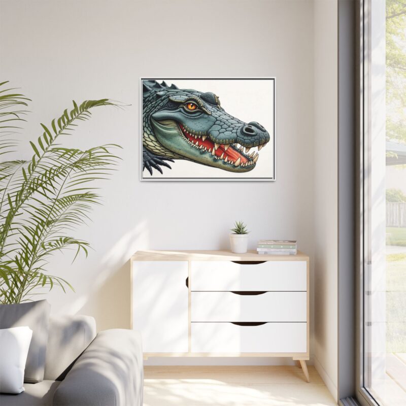 Canvas Print - Alligator Head Close-Up - Image 109