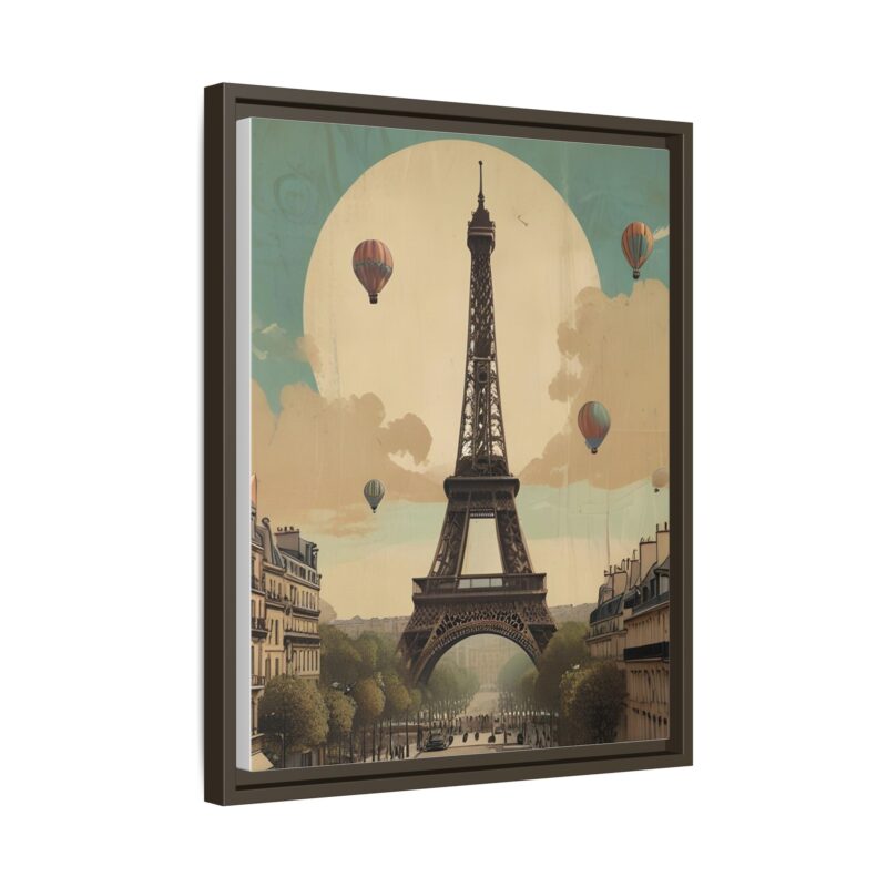Romantic Vintage Paris Canvas Art Nouveau Typography - Image 50