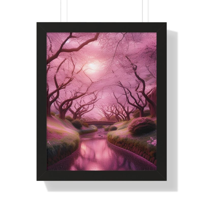 Serene Elegance: Cherry Blossoms  - Canvas Wall Art for Your Living Room and Office Décor" - Image 10