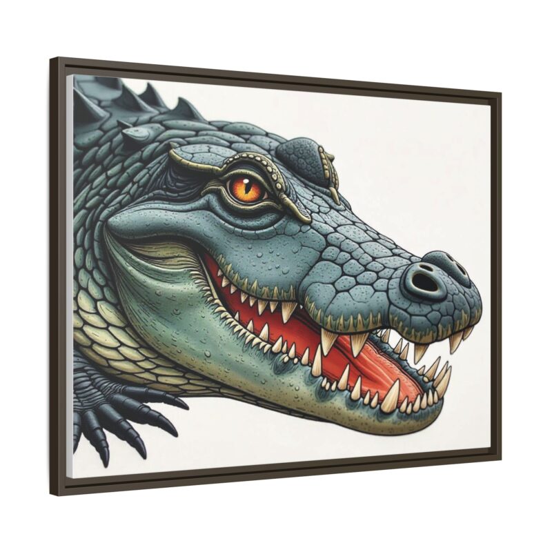 Canvas Print - Alligator Head Close-Up - Image 97